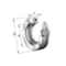 Thrust ball bearing Single direction Series: 514